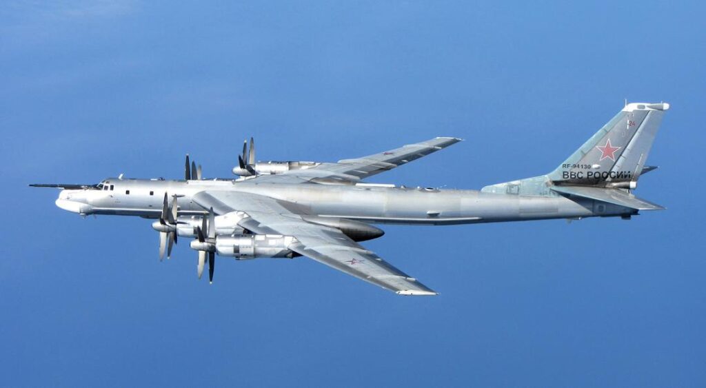 Russian Tu-95 Bombers Launch Massive Missile Barrage on Ukraine