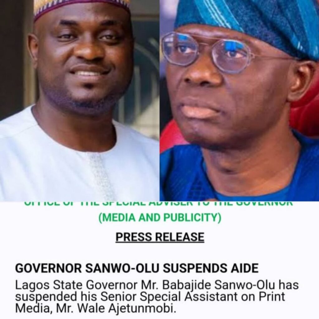 Lagos Governor Suspends Aide Over Controversial #EndSARS Claims